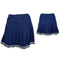 Girl's Pleated Skirt with Trim
